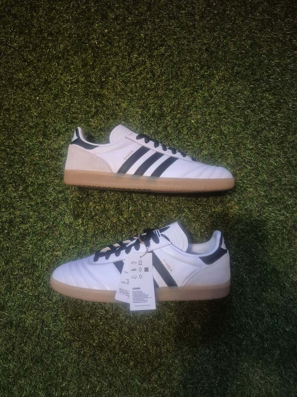 Adidas Samba JP Cloud White Core Black Gum Sneakers JQ9055
